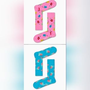 Happy Socks Snacks 2 Pair Gift Set